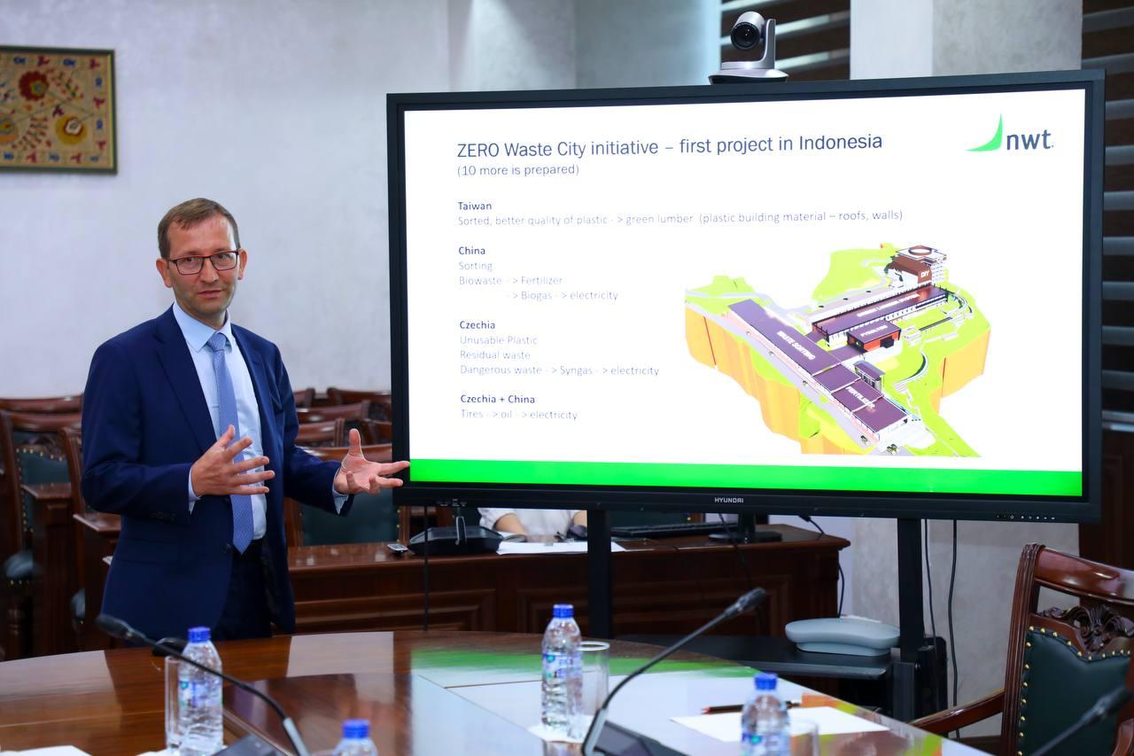 Cooperation will be established with a Czech company in the field of industrial waste recycling