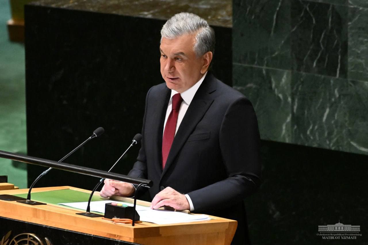 Address by the President of the Republic of Uzbekistan Shavkat Mirziyoyev at the 78th session of the UN General Assembly
