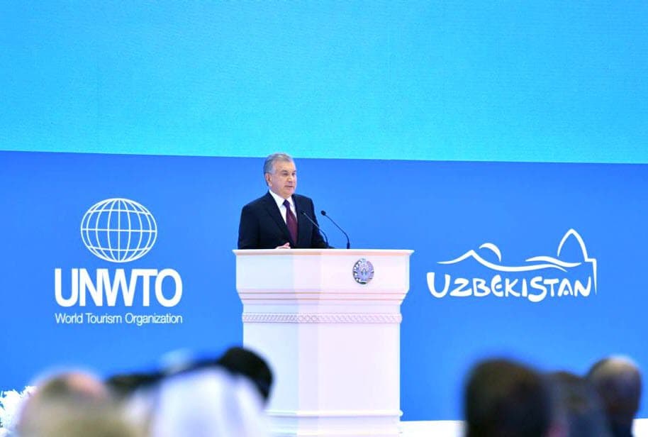 Address by the President of the Republic of Uzbekistan Shavkat Mirziyoyev at the 25th session of the General Assembly of the World Tourism Organization
