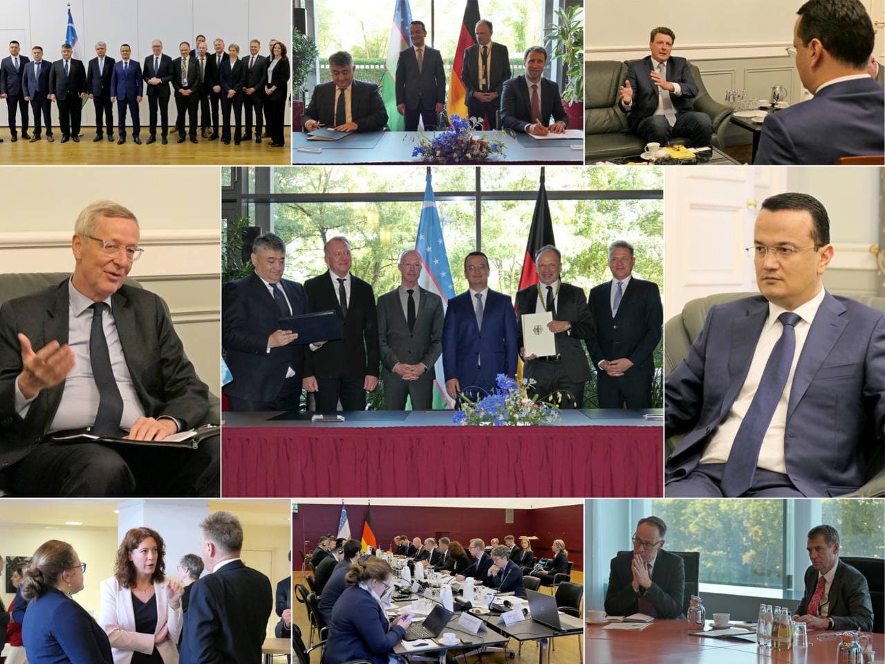 Germaniya vakillari bilan hamkorlik aloqalarini kengaytirish masalalari muhokama qilindi