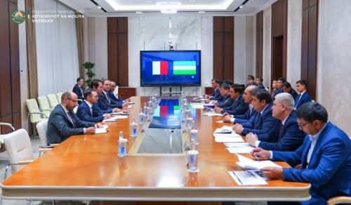 Франциянинг Ўзбекистондаги Фавқулодда ва Мухтор элчиси билан ҳамкорлик йўналишлари юзасидан фикр алмашилди