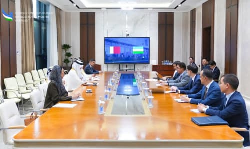 Qatar Tashqi savdo ishlari bo‘yicha davlat vaziri bilan hamkorlik yo‘nalishlari yuzasidan fikr almashildi