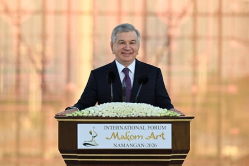 Oʻzbekiston Respublikasi Prezidenti Shavkat Mirziyoyevning uchinchi Xalqaro maqom sanʼati anjumanining ochilish marosimidagi nutqi 