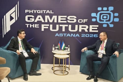 “Phygital Sports Summit Astana 2026” sammiti doirasida qator xalqaro uchrashuvlar