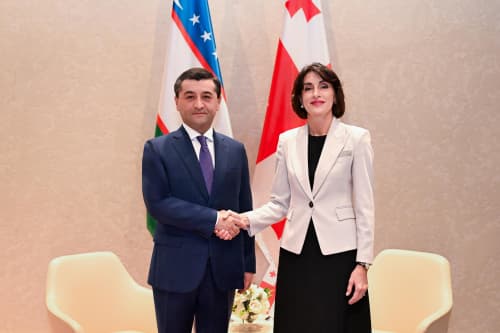 Uzbekistan and Georgia discussed the development of strategic partnership
