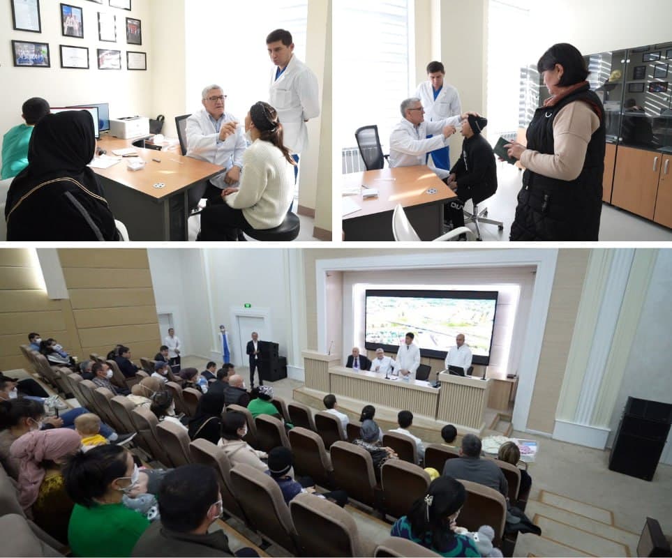 CCВ: Болалар миллий тиббиёт марказида халқаро тажрибага эга малакали жарроҳ тиббий кўрик ўтказмоқда