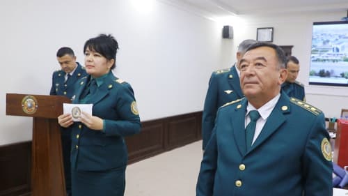 The medical personnel of the Kashkadarya regional internal affairs department were awarded