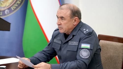 Colonel Rakhmat Mamatov, Head of the DIA of Samarkand region discussed the activities of inspectors on women's issues 