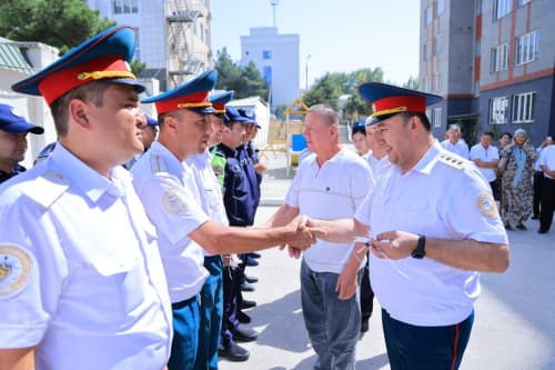 Наманган вилояти ички ишлар органлари ходимларига замонавий уй-жойлар фойдаланишга топширилди