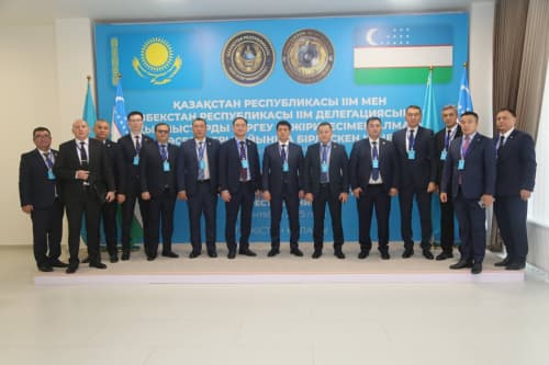 В Туркестанской области Республики Казахстан состоялась встреча делегаций МВД Узбекистана и Казахстана 