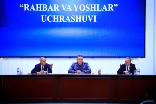 The Samarkand State University hosted a meeting of "Leaders and Youth"