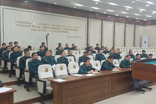 Состоялось отчетное совещание Следственного управления при УВД Хорезмской области по итогам 9 месяцев деятельности