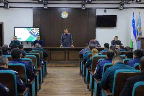 ИИВ ишчи гуруҳи томонидан ПФ-207-сон Фармон ижроси доирасида Бухорода профилактика инспекторлари учун гиёҳвандликка қарши кенг қамровли ўқув-амалий машғулотлар ташкил этилди