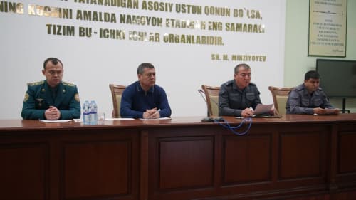 Surxondaryo viloyati IIBda aholi salomatligi va millat genofondini himoya qilish maqsadiga qaratilgan targʻibot uchrashuvi boʻlib oʻtdi