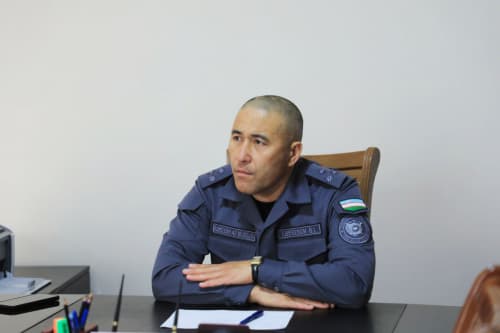 Қорақалпоғистон Республикаси Ички ишлар вазирлиги раҳбариятининг навбатдаги шахсий қабули ўтказилди