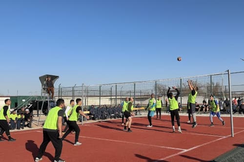 IIV Qorovul qoʻshinlari qoʻmondonligiga qarashli 7551-sonli harbiy qismda voleybol boʻyicha musobaqa oʻtkazildi