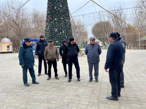 «Президент арчаси» ва Янги йил байрам тадбирларида жамоат хавфсизлигини таъминлаш бўйича комплекс чора-тадбирлар амалга оширилди