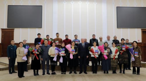 A group of individuals residing in Karakalpakstan were granted Uzbek citizenship