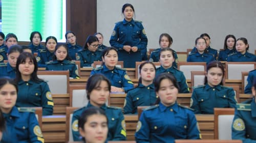 The MIA Academy hosted a dialogue on the future of youth with female cadets