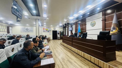 В УВД Навоийской области состоялось оперативное совещание по эффективной организации деятельности Службы охраны