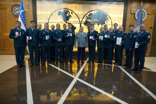 IIV Transport va turizm obyektlarida xavfsizlikni taʼminlash departamentida Qurolli Kuchlar tashkil topganining 34-yilligi hamda Vatan himoyachilari kuni munosib nishonlandi