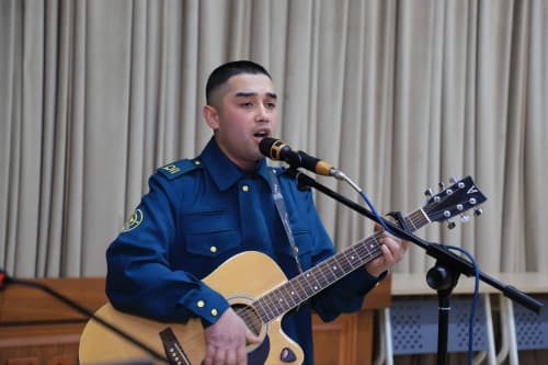 В связи с "14 января – Днем защитников Родины" в воинских частях Караульных войск МВД состоялось духовно-просветительское мероприятие