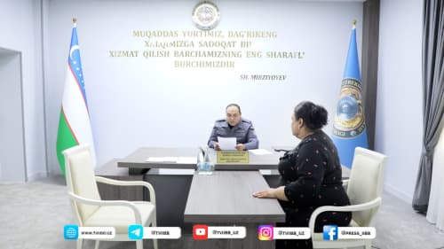 В Ташкентской области продолжаются личные приемы граждан руководством ГУВД