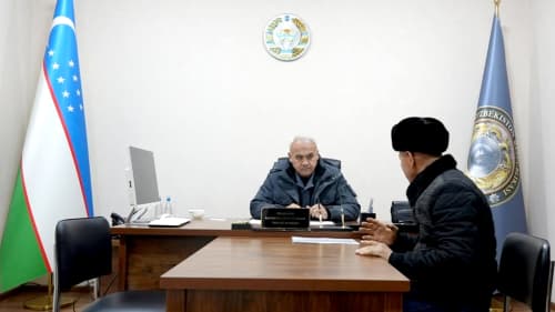 The head of the DIA of Fergana Region held a personal reception for citizens and organizations