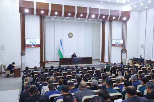 В хокимияте Наманганской области обсуждена криминогенная обстановка в махаллях