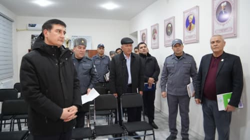 Leadership of the Ministry of Internal Affairs reviewed public safety measures in Navoi region