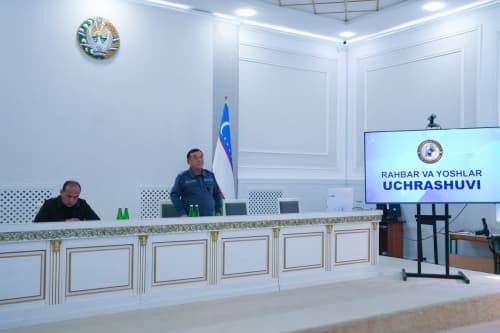 Қашқадарё вилояти ИИБ раҳбарияти томонидан Қарши туманида ёшлар билан очиқ мулоқот ўтказилди