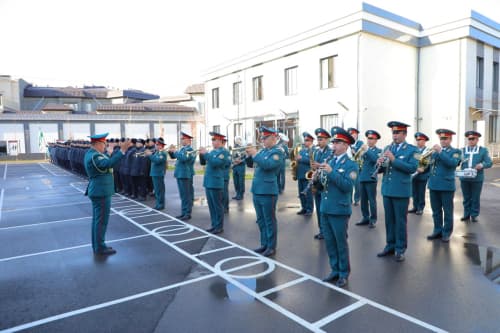 Ички ишлар вазирлиги Тошкент минтақавий ўқув маркази тингловчиларининг тантанали қасамёд қабул қилиш маросими бўлиб ўтди