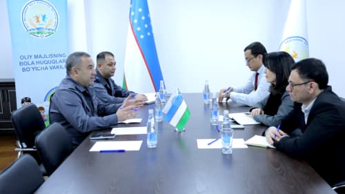 A practical meeting between the Children's Ombudsman of Oliy Majlis and the Department of Penal Corrections was held