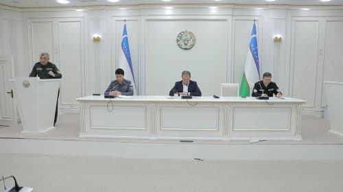 В Хорезмской области под руководством первого заместителя Генерального прокурора Б. Валиева и заместителя министра внутренних дел Р. Ашропова состоялось выездное совещание Республиканского межведомственного координационного штаба