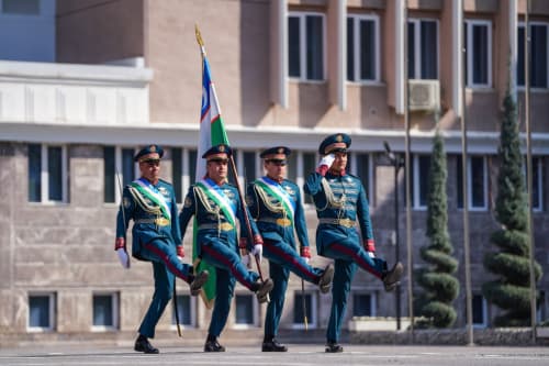 Ички ишлар вазирлигида Наврўз умумхалқ байрамини нишонлашда жамоат хавфсизлигини таъминлашга жалб этилган шахсий таркиб иштирокида саф кўриги ташкил этилди