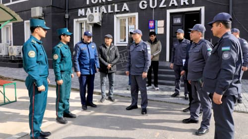 IIV huzuridagi Qoʻriqlash departamenti rahbariyati tomonidan mahallalarda jinoyatchilikning oldini olish boʻyicha amaliy ishlar olib borilmoqda