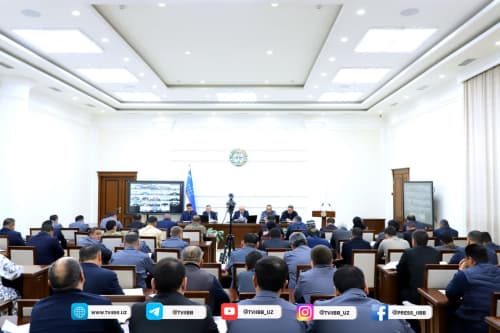 В Ташкентской области состоялся предслужебный инструктаж с участием руководителей правоохранительных органов