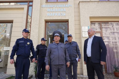 Руководством МВД проведено изучение обстановки в махаллях Минг урик и Мовароуннахр Мирабадского района города Ташкента