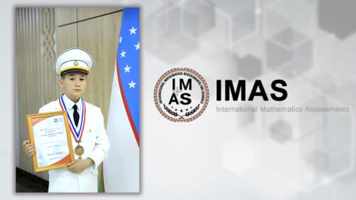 A student of MIA Specialized Boarding School won a bronze medal at the IMAS International Olympiad
