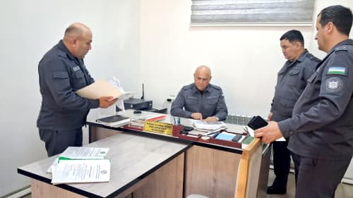 The MIA Leadership reviewed the probation services in Bukhara region