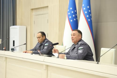 ИИВ раҳбарияти томонидан Тошкент вилоятида ички ишлар органларининг жанговар шайлик ва жисмоний тайёргарлик текширувлари якунлари юзасидан йиғилиш ўтказилди