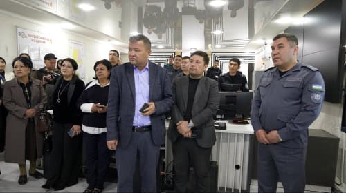 В Службе охраны при УВД Навоийской области состоялись пресс-тур и пресс-конференция с участием представителей СМИ, журналистов и блогеров