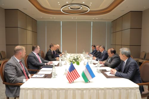 Uzbekistan and the United States held a meeting on strengthening international cooperation and combating transnational drug threats within the framework of the global forum being held in Samarkand