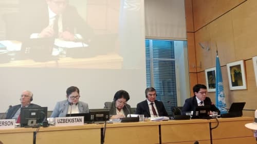 In Geneva, Switzerland, the Deputy Minister of Internal Affairs, Colonel Ramazon Ashropov, attended the 117th session of the United Nations Committee on the Elimination of Racial Discrimination