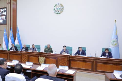 Республика маҳаллаларида хавфсиз муҳитни яратиш ва ҳуқуқбузарликларнинг барвақт олдини олиш бўйича Республика идоралараро мувофиқлаштириш Кенгашининг навбатдаги кенгайтирилган йиғилиши ўтказилди