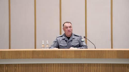 С участием руководства МВД подведены итоги трехмесячной деятельности Департамента по обеспечению безопасности на объектах транспорта и туризма МВД