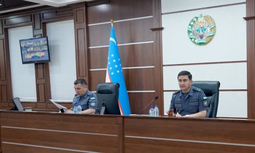 ИИВ раҳбарияти иштирокида Навоий вилоятида жиноятчилик профилактикаси ва хизмат фаолияти самарадорлиги юзасидан олиб борилган ўрганишлар танқидий муҳокама қилинди