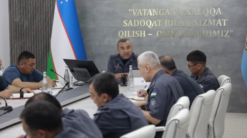 IIV huzuridagi Jazoni ijro etish departamenti hamda Qorovul qoʻshinlari qoʻmondonligi masʼul rahbarlari ishtirokida qoʻshma yigʻilish tashkil etildi