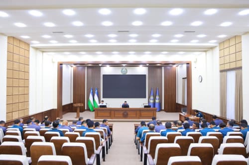 The Namangan Regional Department of Internal Affairs discussed measures to improve the effectiveness of investigation activities