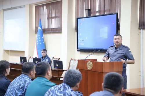 IIV Malaka oshirish institutida axborot siyosati va media bilan ishlash masalalariga bagʻishlangan oʻquv mashgʻuloti oʻtkazildi